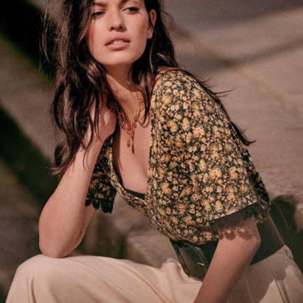 Sezane Celia Blouse EUC